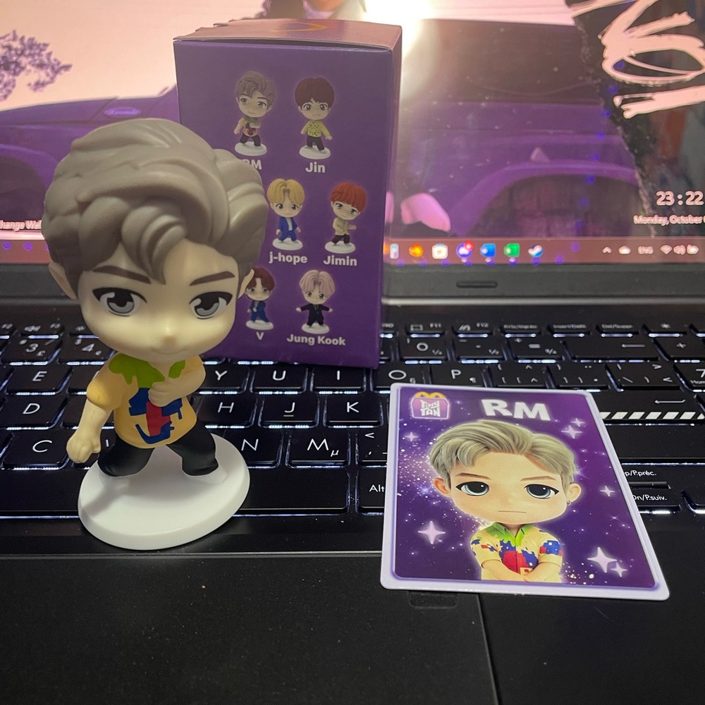 BTS RM TinyTan McDonalds Figure